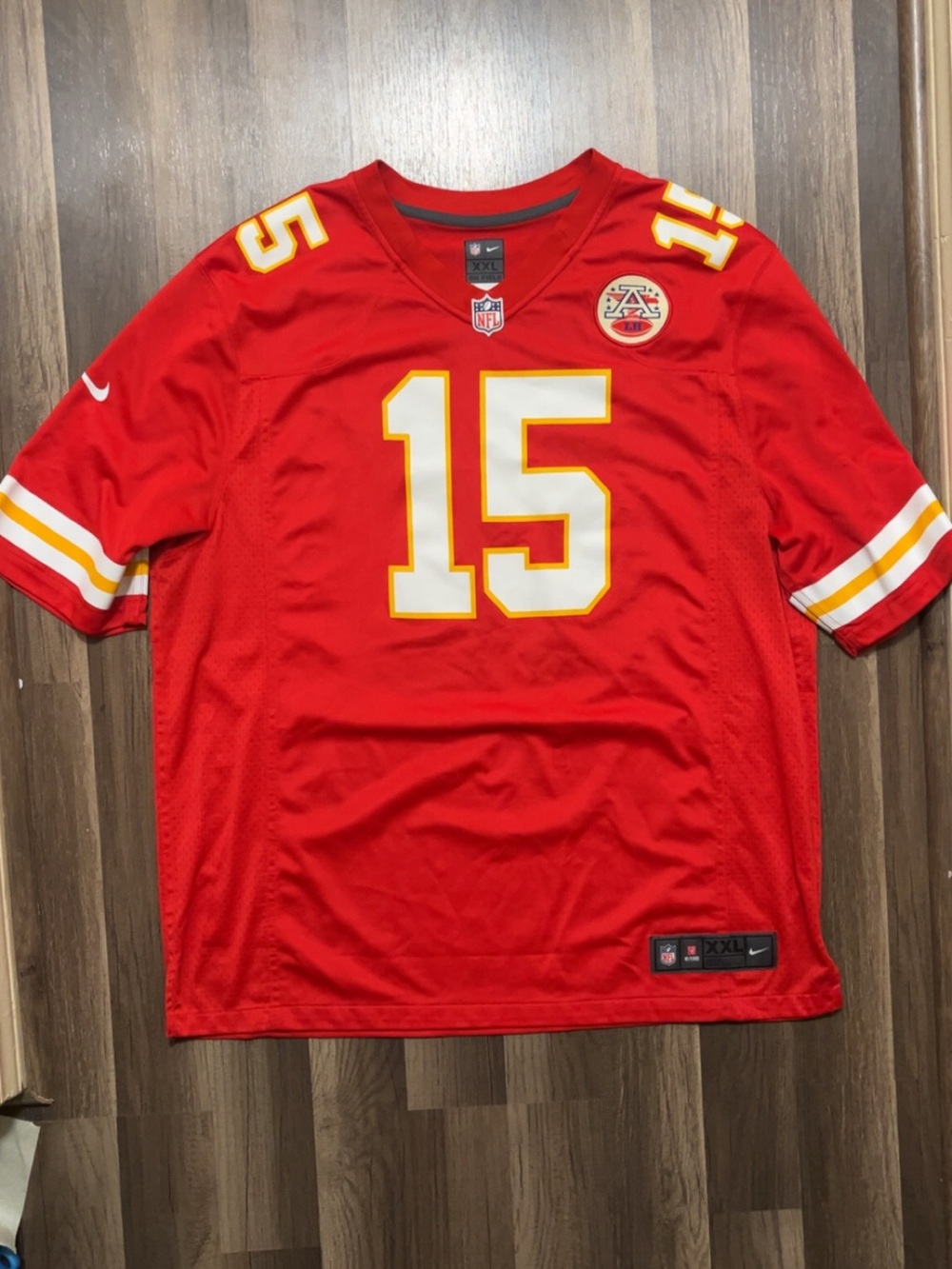 NFL Nike KANSAS CITY CHIEFS PATRICK MAHOMES Game Jersey Top Men’s Red XXL Shirt